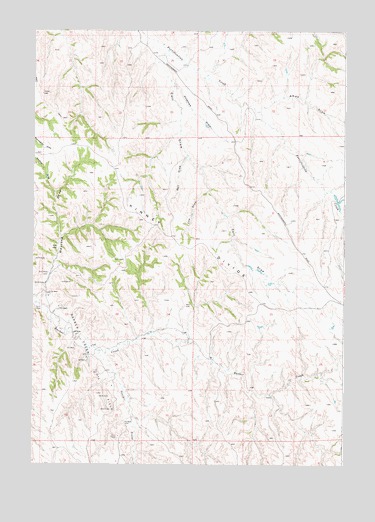 Carr Draw, WY USGS Topographic Map