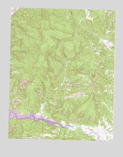 Carracas, CO USGS Topographic Map