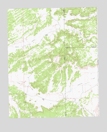 Carrisito Spring, AZ USGS Topographic Map