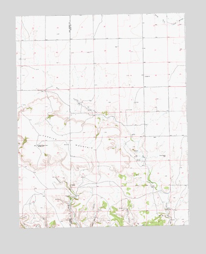 Carrizo Mountain, CO USGS Topographic Map