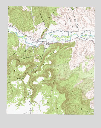 Abiquiu, NM USGS Topographic Map