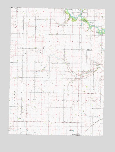 Carroll NE, IA USGS Topographic Map