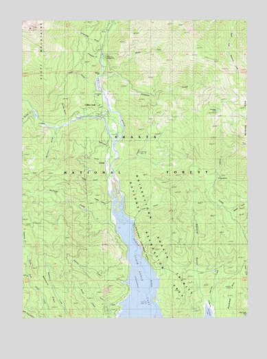 Carrville, CA USGS Topographic Map