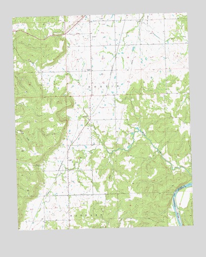 Carson, OK USGS Topographic Map