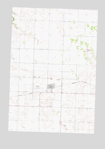 Carson, ND USGS Topographic Map