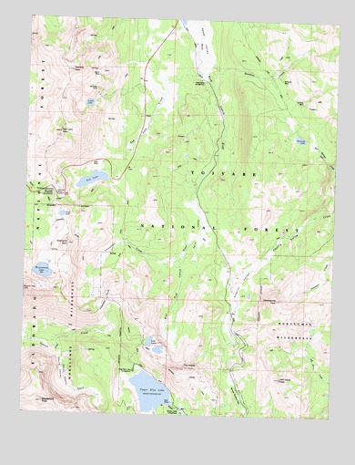Carson Pass, CA USGS Topographic Map
