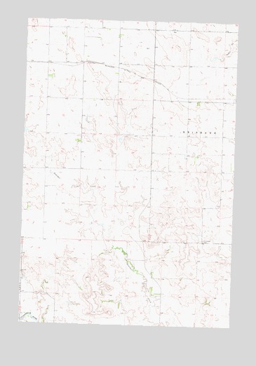 Carson SE, ND USGS Topographic Map