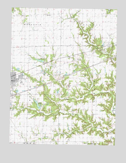 Altamont East, IL USGS Topographic Map