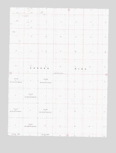 Carson Sink SE, NV USGS Topographic Map