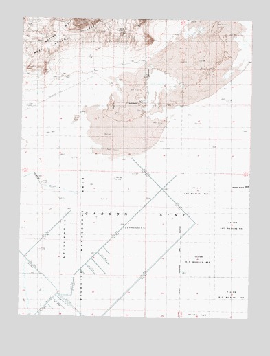 Carson Sink SW, NV USGS Topographic Map