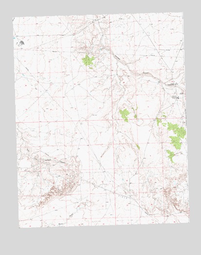 Carson Trading Post, NM USGS Topographic Map