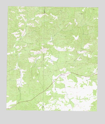 Carta Valley, TX USGS Topographic Map