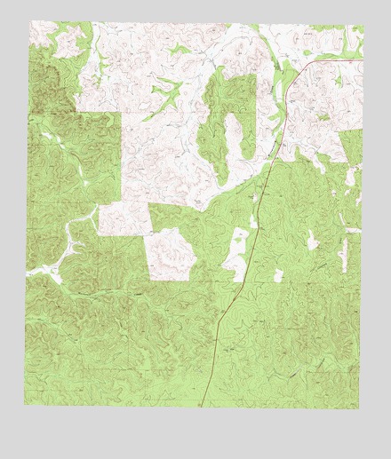 Carta Valley NE, TX USGS Topographic Map