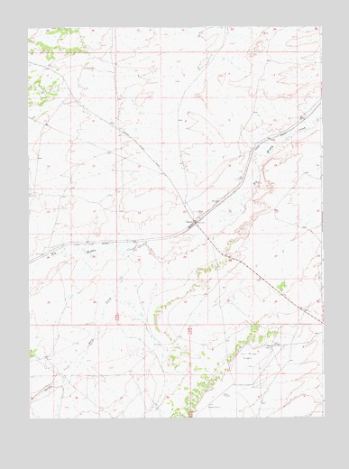 Carter, WY USGS Topographic Map