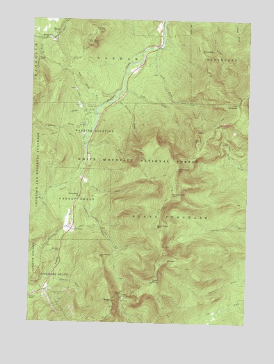 Carter Dome, NH USGS Topographic Map