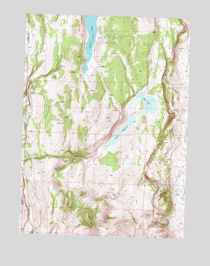 Carter Reservoir, NV USGS Topographic Map