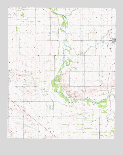 Carter West, OK USGS Topographic Map