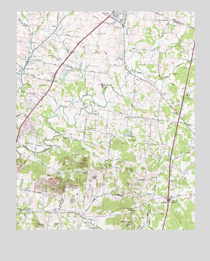 Carters Creek, TN USGS Topographic Map
