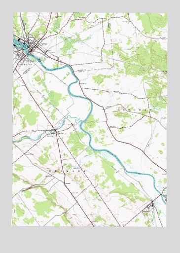 Carthage, NY USGS Topographic Map