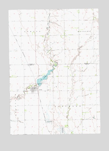 Carthage, SD USGS Topographic Map