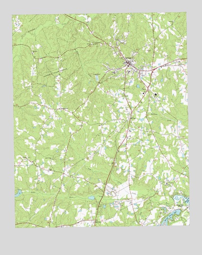 Carthage, NC USGS Topographic Map