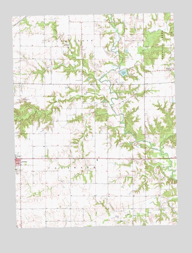 Carthage East, IL USGS Topographic Map