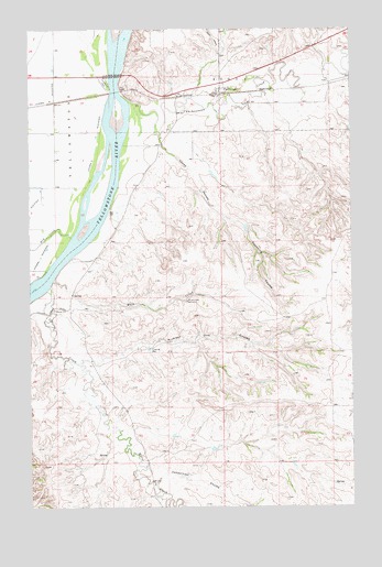 Cartwright, ND USGS Topographic Map