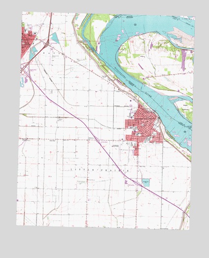 Caruthersville, MO USGS Topographic Map