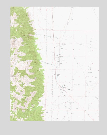 Carvers, NV USGS Topographic Map