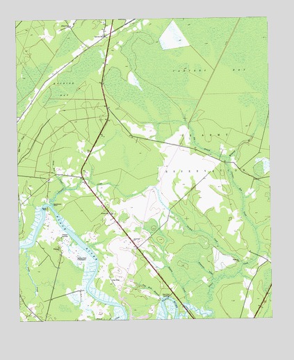 Carvers Bay, SC USGS Topographic Map