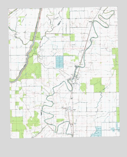 Cary, MS USGS Topographic Map