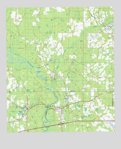 Caryville, FL USGS Topographic Map
