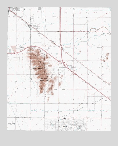 Casa Grande Mountains, AZ USGS Topographic Map