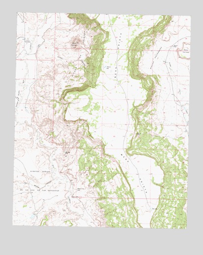Casa Salazar, NM USGS Topographic Map