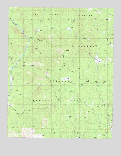 Casa Vieja Meadows, CA USGS Topographic Map