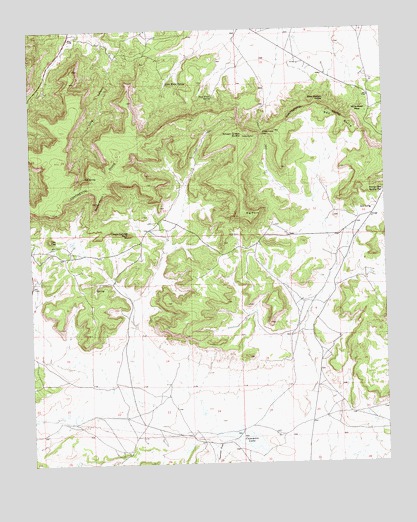 Casamero Lake, NM USGS Topographic Map