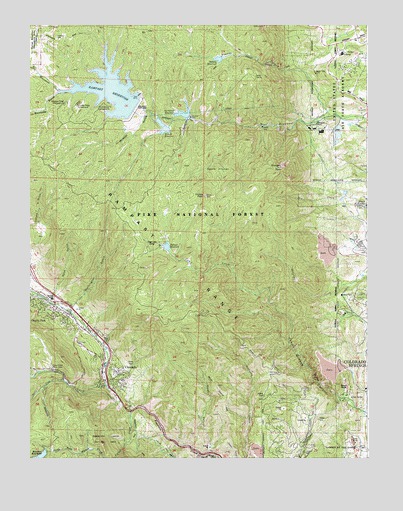 Cascade, CO USGS Topographic Map