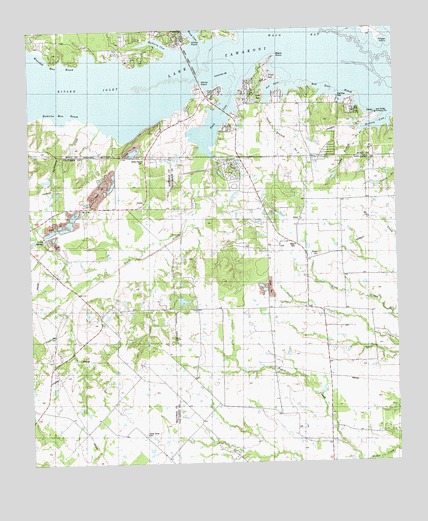 Ables Springs, TX USGS Topographic Map