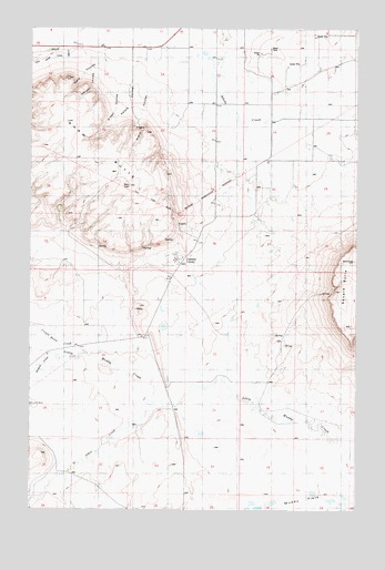 Cascade Colony, MT USGS Topographic Map
