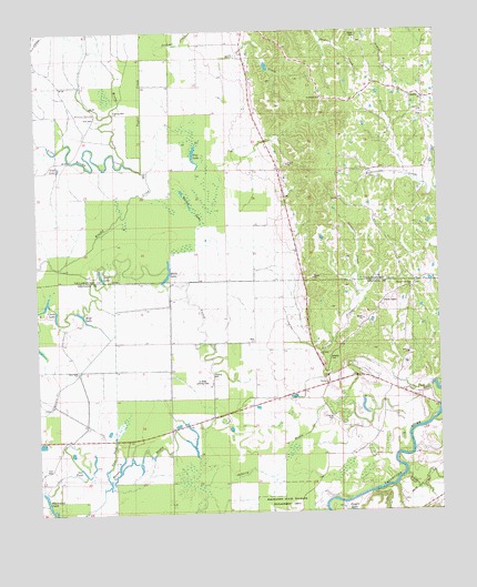 Cascilla, MS USGS Topographic Map