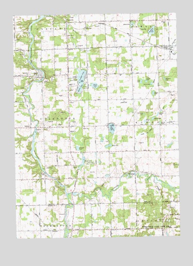 Alto, MI USGS Topographic Map