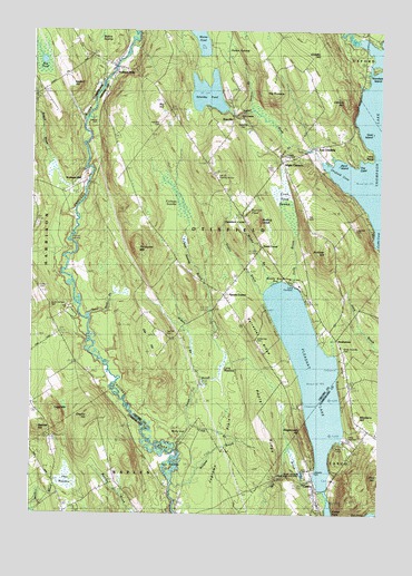 Casco, ME USGS Topographic Map