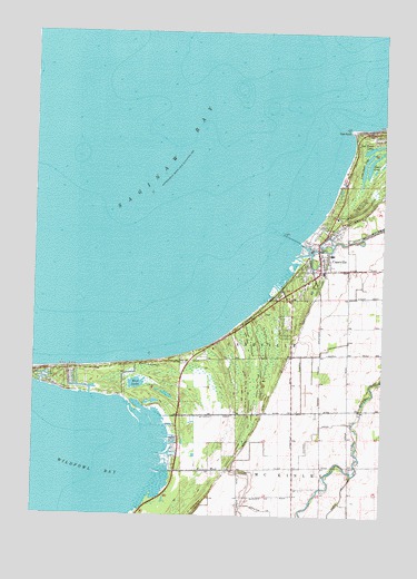 Caseville, MI USGS Topographic Map
