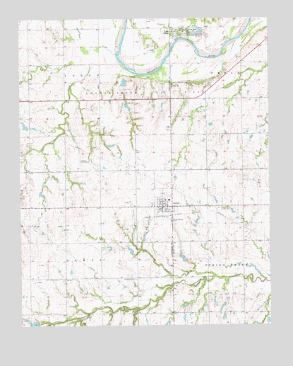 Cashion, OK USGS Topographic Map