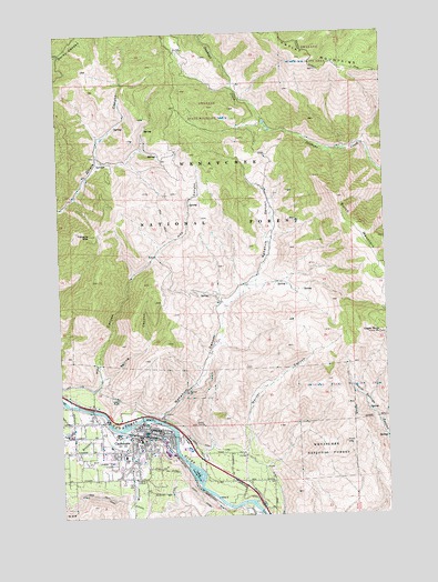 Cashmere, WA USGS Topographic Map