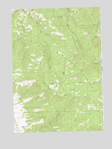 Casino Lakes, ID USGS Topographic Map
