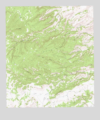 Casket Mountain, TX USGS Topographic Map