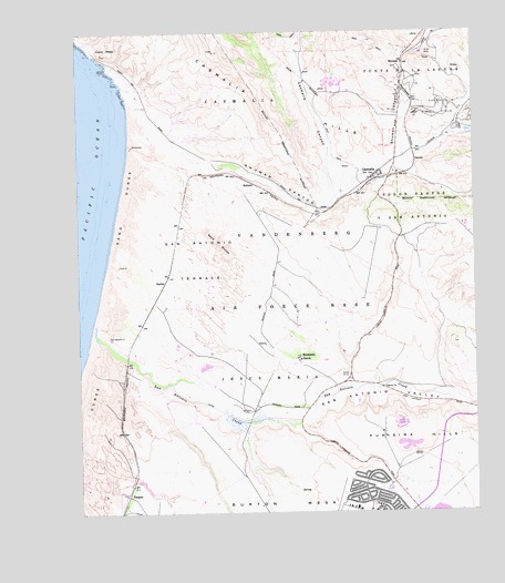 Casmalia, CA USGS Topographic Map