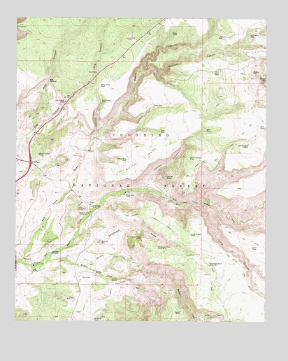 Casner Butte, AZ USGS Topographic Map