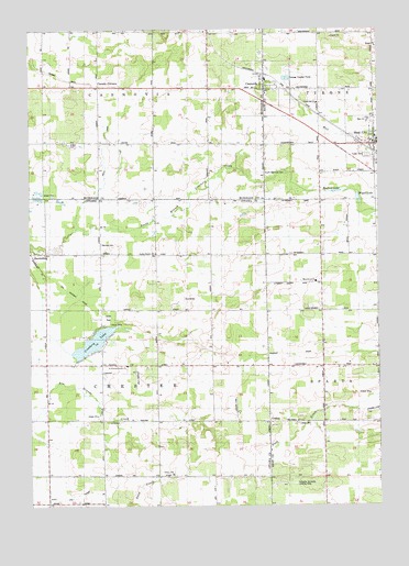 Casnovia, MI USGS Topographic Map